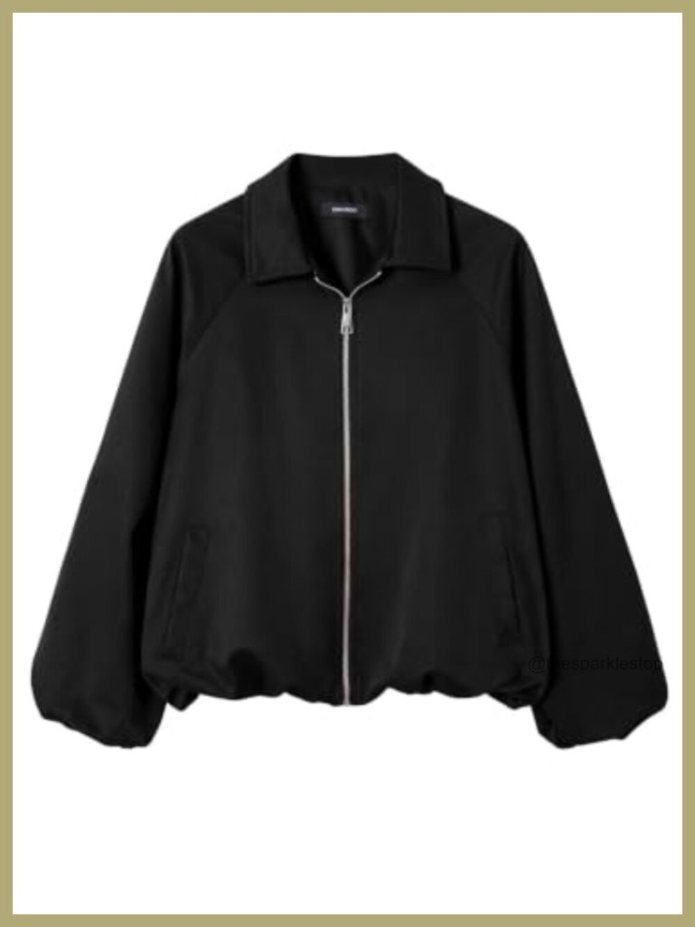 Dokotoo Women's Casual Zip Up Bomber Jacket Long Sleeve Loose Fit Fall Winter